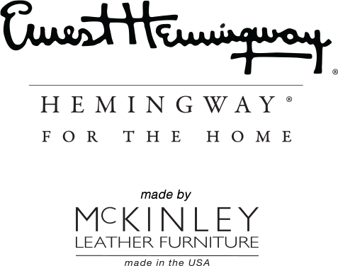 Ernest Hemingway - Hemingway for the Home - made by McKinley Leather Furniture